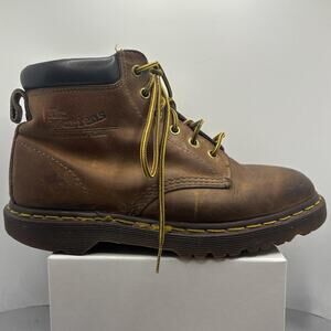 Dr Martens 939 Ben Boots Mens 10.5-11 Brown Leather 6-Eye Padded Collar
